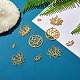 12Pcs 6 Style Ion Plating(IP) 304 & 201 Stainless Steel Charms STAS-SZ0002-52-3