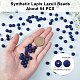 Brins de perles de lapis-lazuli synthétiques arricraft G-AR0002-39-2