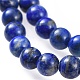 Chapelets de perle en lapis-lazuli naturel X-G-G953-01-6mm-3