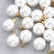 Ciondoli di perle imitazione plastica abs KK-T035-60-1