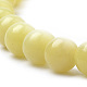 Chapelets de perles en jade citron naturel G-S259-46-10mm-3