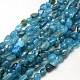 Nuggets Natural Crackle Agate Beads Strands G-P031-04-1