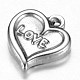 201 Stainless Steel Charms STAS-G073-15P-3