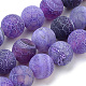 Natural Weathered Agate Beads Strands X-G-S259-05B-8mm-1