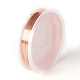 Alambre de cobre redondo para hacer joyas CWIR-L003-01RG-1