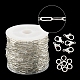 Kit de fabricación de conjuntos de joyas con cadenas de clips de diy DIY-YW0005-30S-1