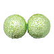Chapelets de perles en verre texturé peint DGLA-S112-4mm-K23-1