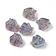 Placage uv perles acryliques irisées arc-en-ciel PACR-M003-02-2