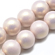 Perlas de realce pintadas con spray acrílico opaco ACRP-Q024-14mm-G09-1
