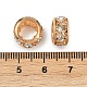 Латунные бусины со стразами &nbsp;KK-U071-02B-01KCG-3