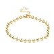 Rack Plating Brass Ball Chain Bracelets for Women BJEW-G676-01B-G-1