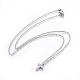 304 Stainless Steel Pendant Necklaces NJEW-E141-25-2