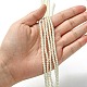 Eco-Friendly Dyed Glass Pearl Round Beads Strands HY-A002-3mm-RB011-4