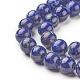 Chapelets de perle en lapis-lazuli naturel G-G953-02-8mm-10
