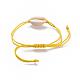 Adjustable Nylon Thread Braided Bead Bracelets BJEW-JB05119-04-3