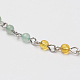 Colliers en perles gemmes naturelles mélangées NJEW-JN01867-2