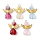 10 pendentif en perles de verre de 10 couleurs. PALLOY-JF02272-2