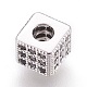 Perles de zircone cubique micro pave en Laiton ZIRC-F088-026P-2