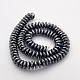 Electroplate Non-magnetic Synthetic Hematite Beads Strands G-J208I-01-2