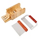 Seifenschneider-Set aus Holz AJEW-WH0114-51-2