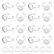 Unicraftale diy kit de fabricación de anillos de dedo de cúpula en blanco DIY-UN0004-18B-1