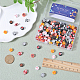 SUNNYCLUE 160PCS 8 Styles 10mm Sports Beads Bulk Mini Sports Ball Beads Sport Ball Basketball Baseball Soccer Small Double Sided Cute Polymer Clay Spacer Beads for Jewelry Making Beading Kit Bracelets CLAY-SC0001-59-3