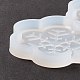 Moldes de piruletas de silicona de grado alimenticio con forma de copo de nieve DIY-D069-15-5