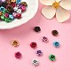 50 pièces 10 couleurs perles en aluminium ALUM-YW0001-06A-4