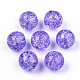 Transparent Crackle Acrylic Round Beads Strands X-CCG-R002-12mm-06-2