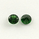 Diamond Shaped Cubic Zirconia Pointed Back Cabochons ZIRC-R004-10mm-08-2