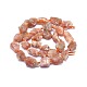 Raw Rough  Natural Sunstone Beads Strands G-F715-075-2
