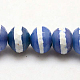 Perline dzi con motivo a strisce in stile tibetano TDZI-G007-M-2