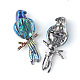 Parrot on the Branch Brooches PW-WG94600-08-1