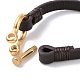 Bracelets cordon microfibre BJEW-P278-04-4
