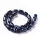 Natural Dyed Agate Beads Strands G-G775-B-06-2