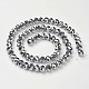 Electroplate Glass Beads Strands X-GR7X10MMY-S-3