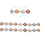 304 cadenas de eslabones de acero inoxidable de flores CHS-C004-03P-2