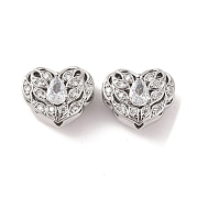 Латунные микропаве из прозрачного кубического циркония KK-S389-20P