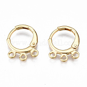 Латунные серьги-обручи KK-N233-082-NF