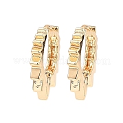 Латунные серьги обруча EJEW-I289-28A-KCG
