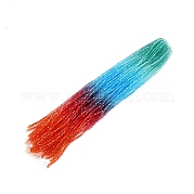 Градиентные цветные стеклянные бусины DGLA-A039-T2mm-A017
