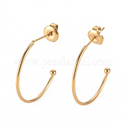 Серьги-гвоздики из нержавеющей стали 304 STAS-S116-272B-G