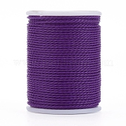 Круглый вощеный полиэфирный шнур YC-G006-01-1.0mm-13