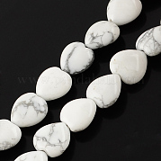 Естественно Howlite шарик нити G-R190-21