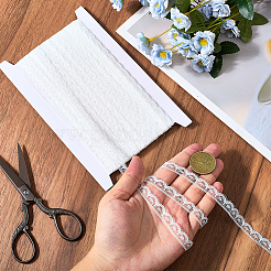 Отделочные ленты из полиэфирного кружева&nbsp;OCOR-WH20050-028F