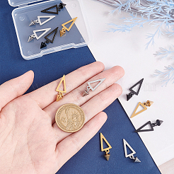 12 шт. подвески из нержавеющей стали 304 двух цветов&nbsp;STAS-UN0035-85