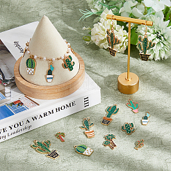 40шт 10 стиля подвески из сплава с эмалью&nbsp;ENAM-HY0001-31