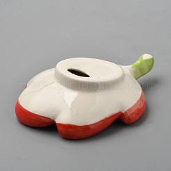 Vassoio portasapone in ceramica a forma di fiore&nbsp;AJEW-WH0248-796B-02