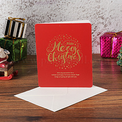 Ensembles de cartes de voeux enveloppe et joyeux noël&nbsp;DIY-I029-03B