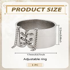 1 шт. сплава кисточка цепочка кольца для женщин&nbsp;RJEW-LP0003-62